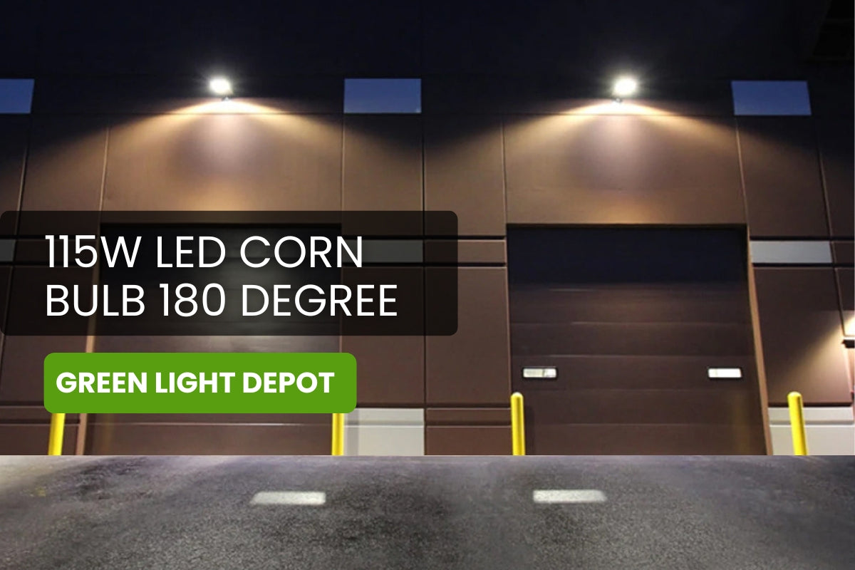 High-Output 115W LED Corn Bulb – 180° Energy-Efficient Light