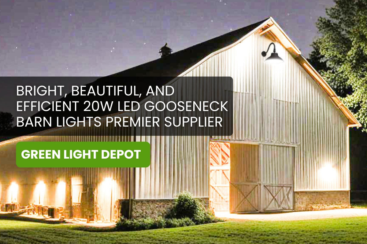 Bright, Beautiful, and Efficient 20W LED Gooseneck Barn Lights Premier Supplier