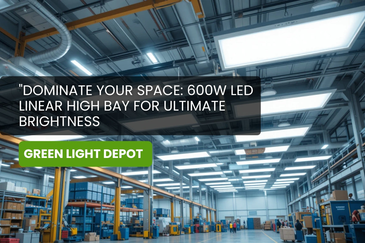 Dominate Your Space with 600W LED Linear High Bay: Ultimate Brightness for Expansive Environments