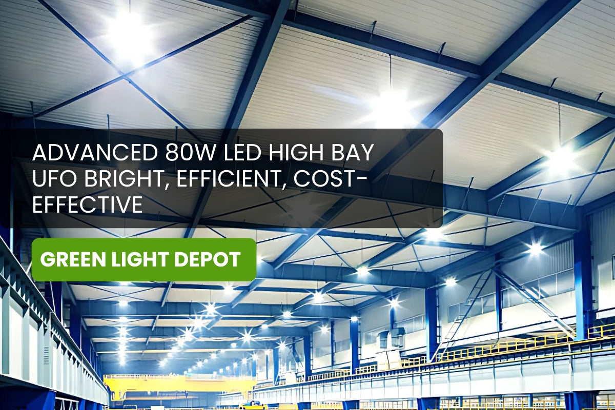 Advanced 80W LED High Bay UFO Supplier: Bright Solutions for Large Areas with Low Energy Use