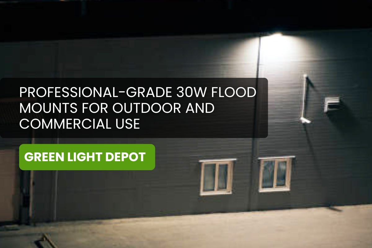 Professional-Grade 30W Flood Mounts for Outdoor and Commercial Use