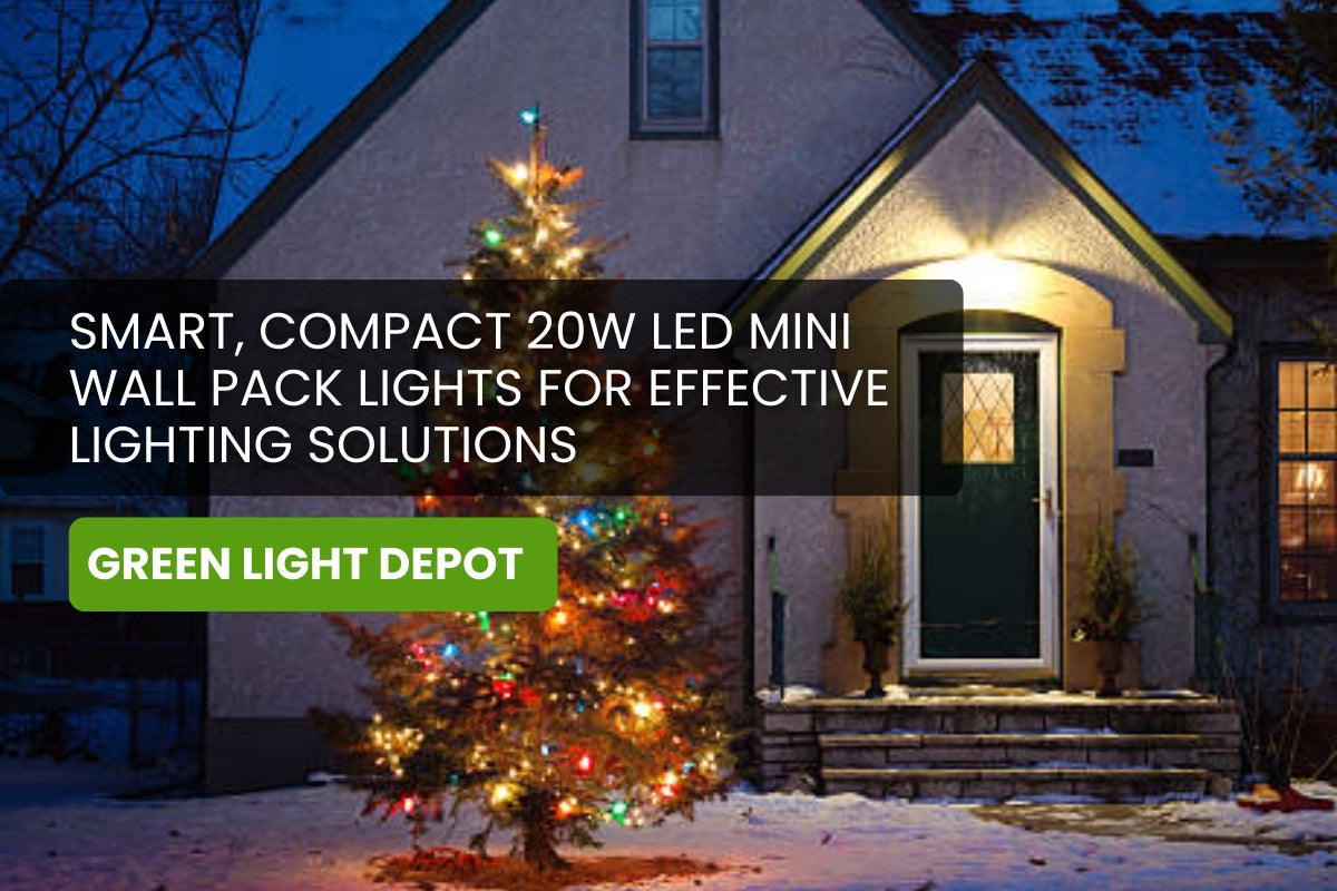 Smart, Compact 20W LED Mini Wall Pack Lights for Effective Lighting Solutions