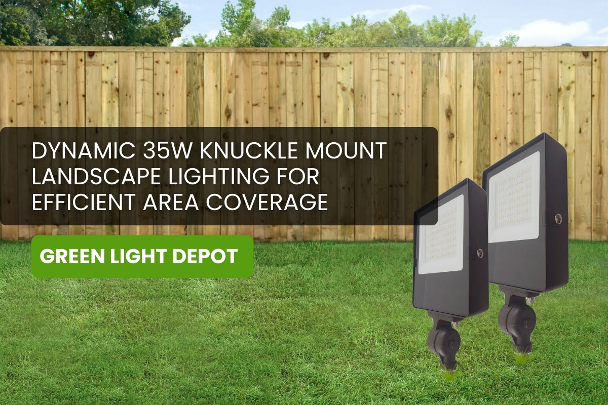 Dynamic 35W Knuckle Mount Landscape Lighting for Efficient Area Coverage