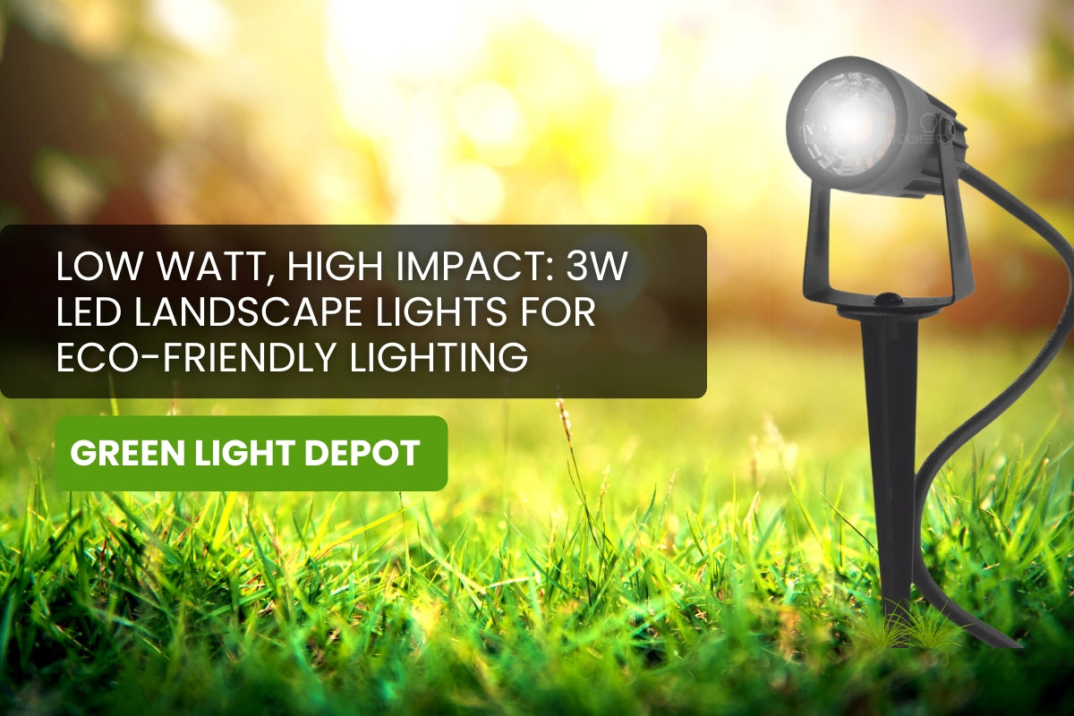 Low-Watt, High-Impact: 3W LED Landscape Lights for Eco-Friendly Lighting