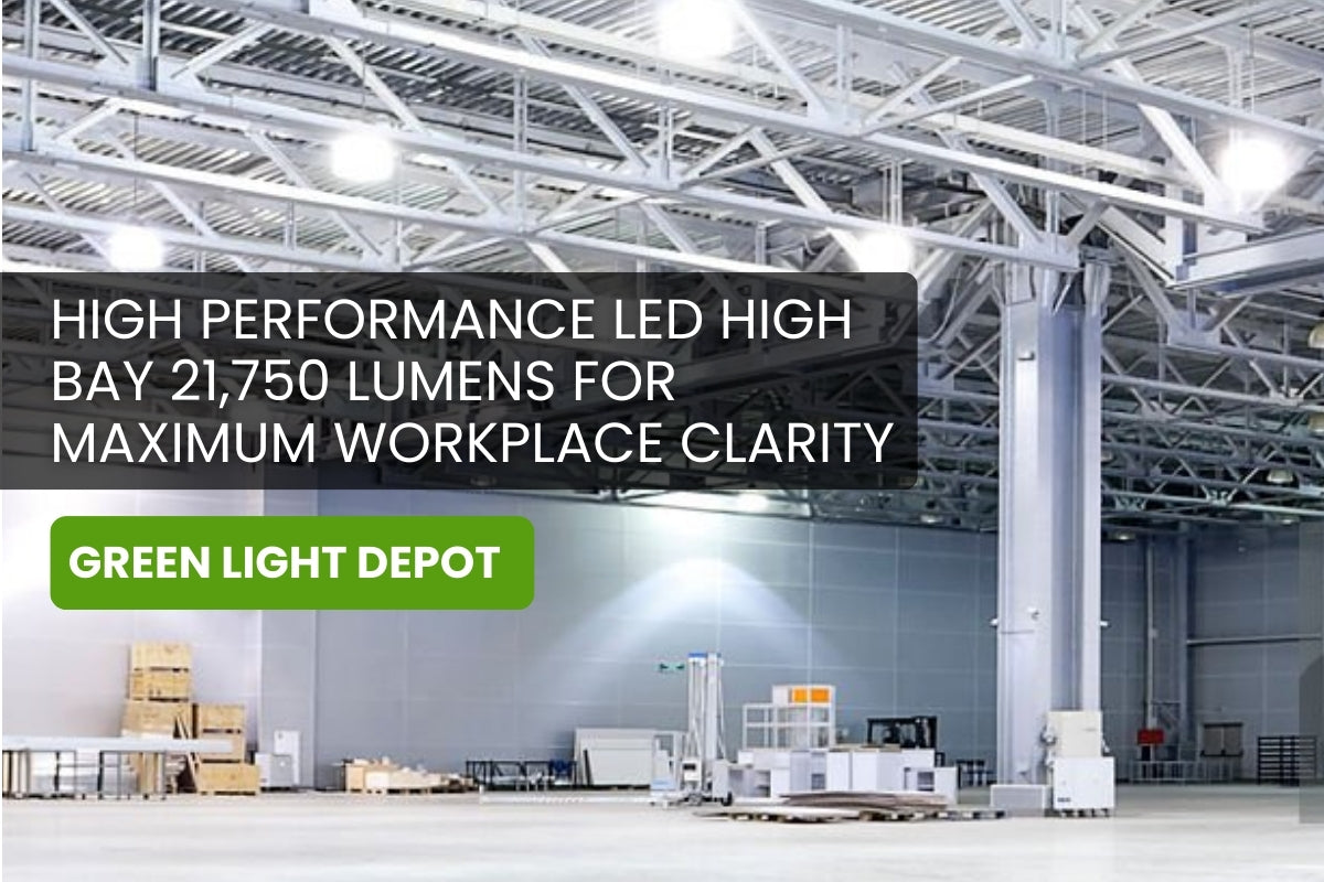 High-Performance LED High Bay – 21,750 Lumens for Maximum Workplace Clarity