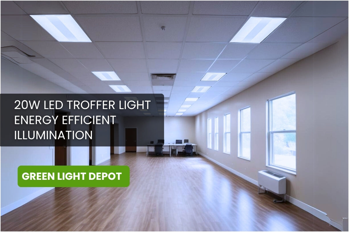 High-Performance 20W LED Troffer Light – Efficient Ceiling Lighting for Offices and Commercial Spaces