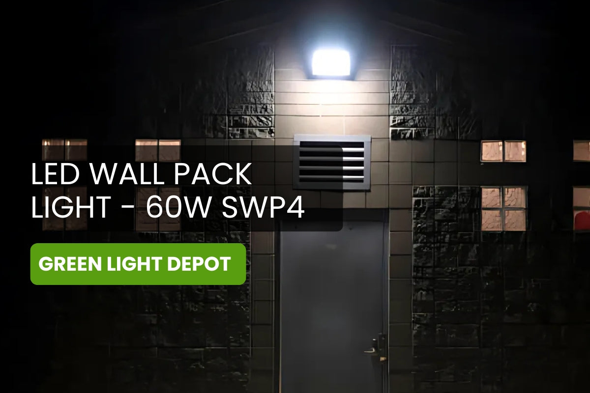 Long-Lasting 60W LED Wall Pack – SWP4 Outdoor Lighting Solution