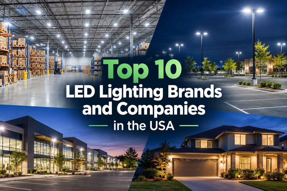 Top 10 LED Lighting Brands and Companies in the USA