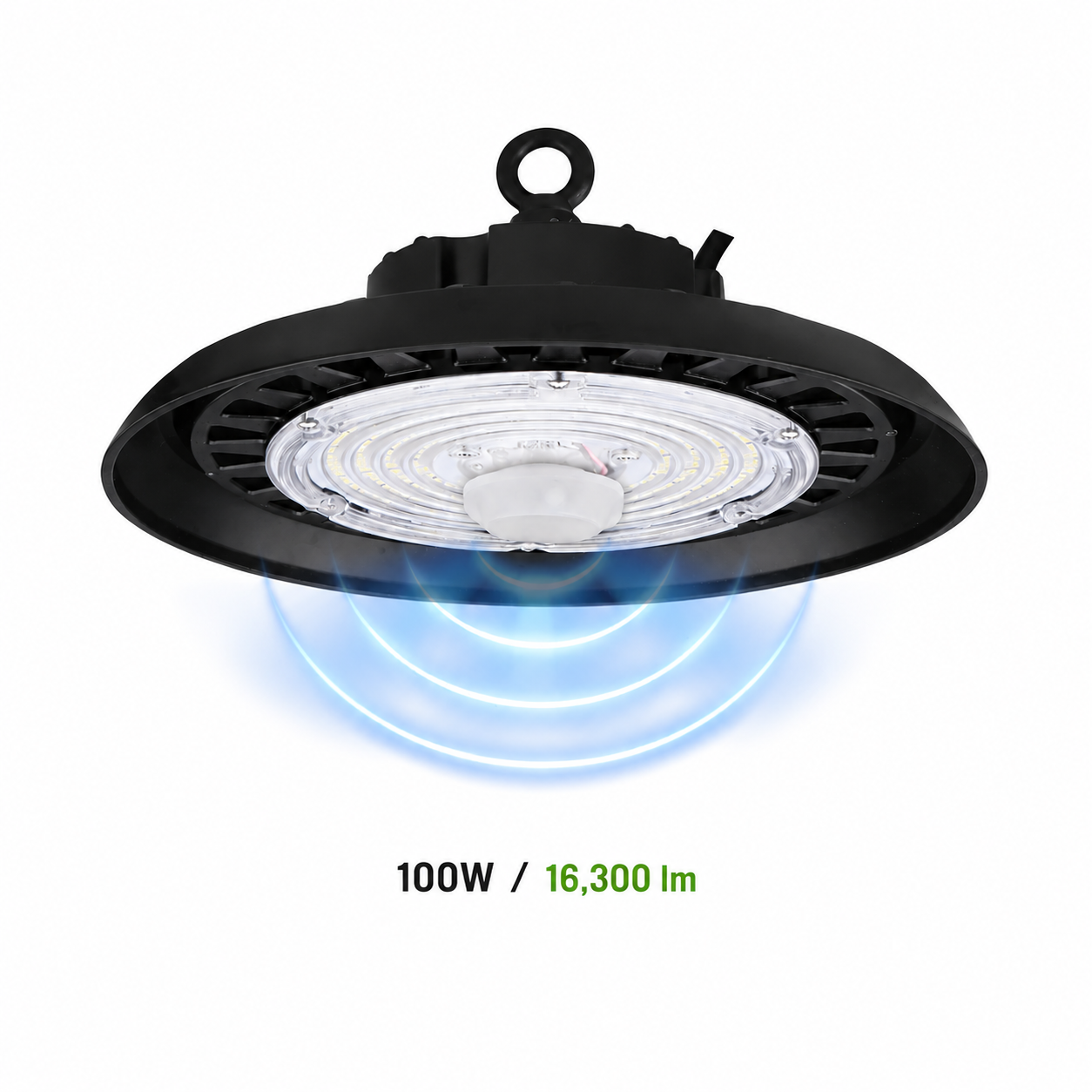 LED UFO High Bay - 100W/150W/200W - 4000K/5700K - UHBM - Motion Sensor - Hook Mount - UL + DLC 5.1 Premium