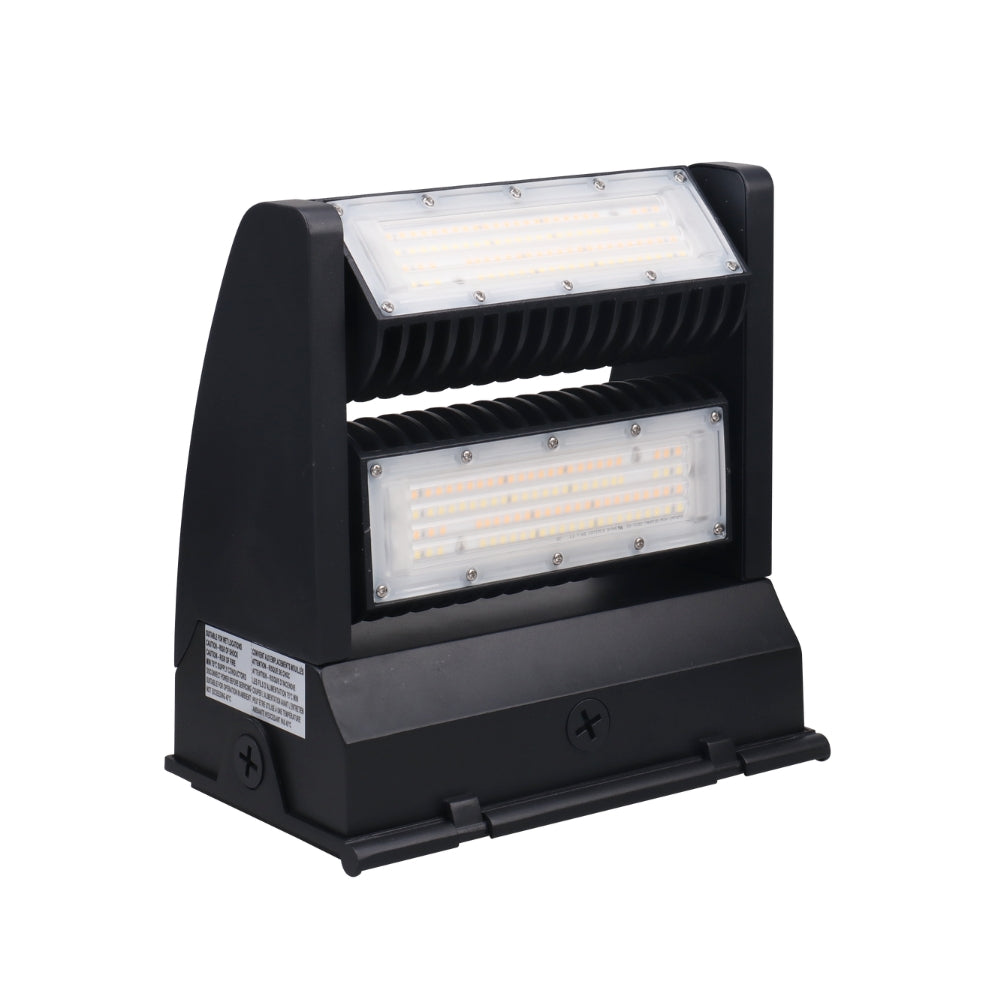 LED Rotatable Wall Pack w/ JBox- 80W - Tunable CCTs - RWP3 (UL+DLC)