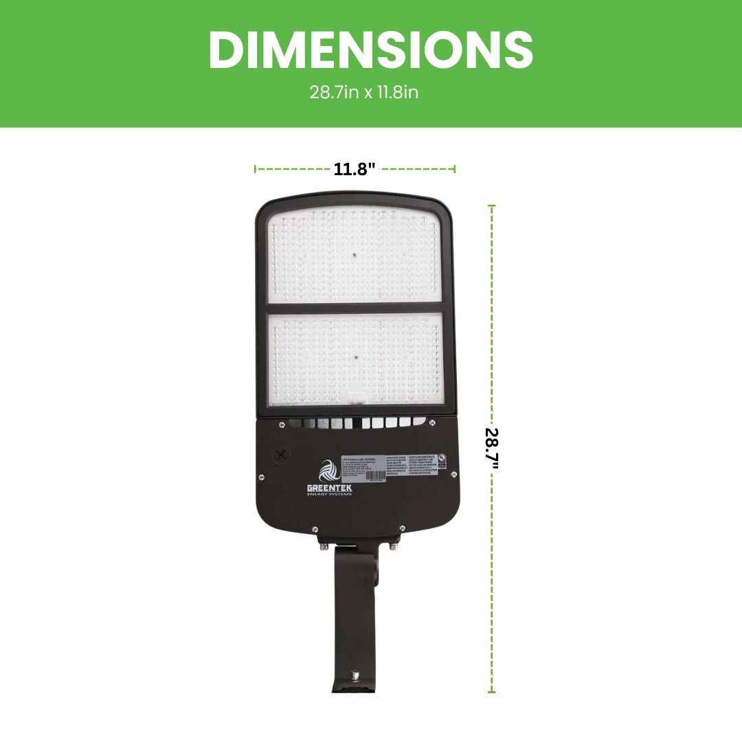 LED Street Light - 300W - 150 LM/W - CCT Tunable - Shorting Cap + 10KV Surge protection – Direct Mount - AL5 Series - High Voltage - UL+DLC 5.1 Premium