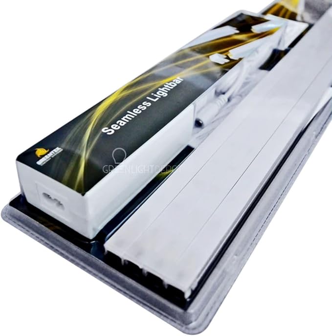 LED Under Cabinet Light - 4 Seamless Light Bars + Power Supply