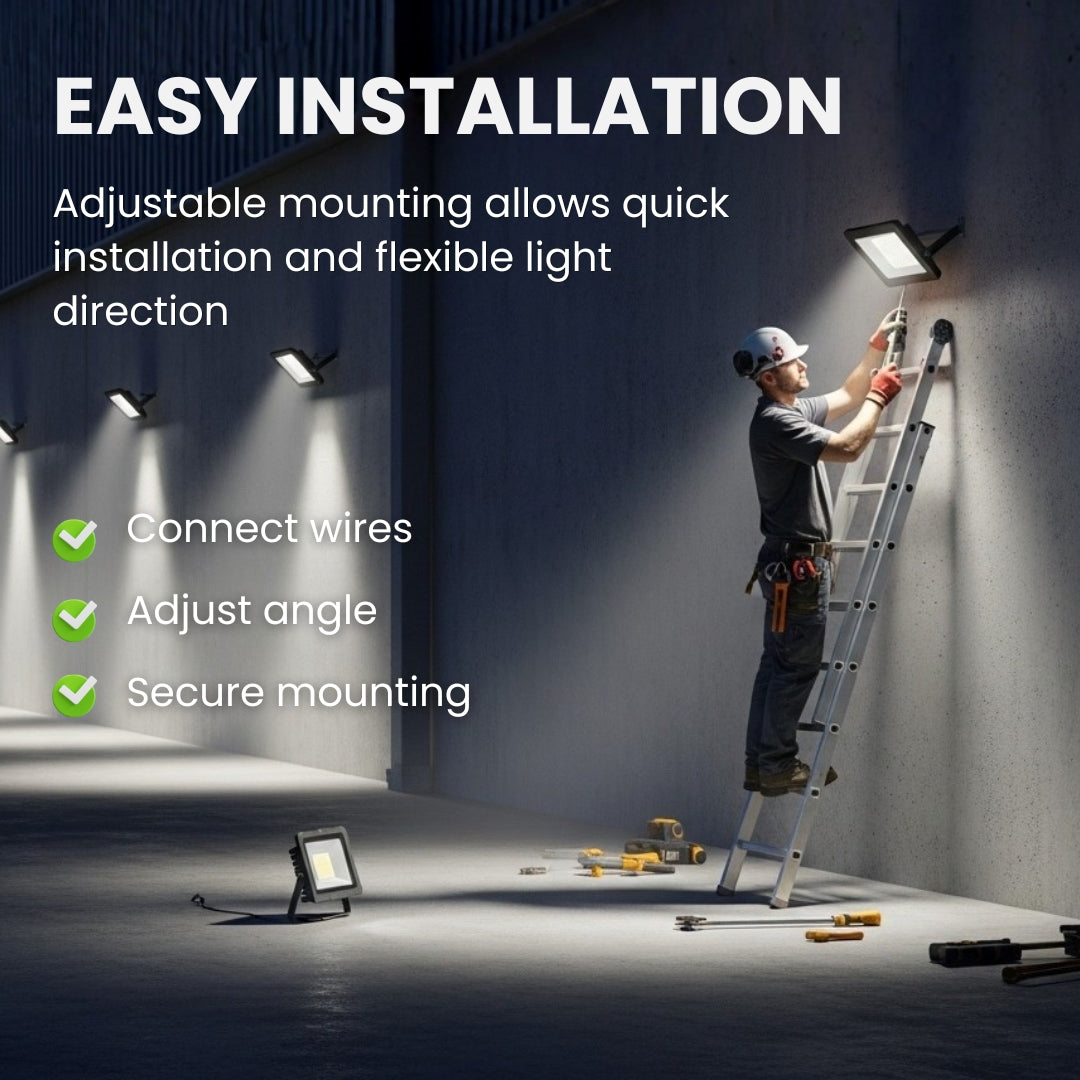 LED Flood Light - 15W - 1725LM - Flood Mount - (UL)