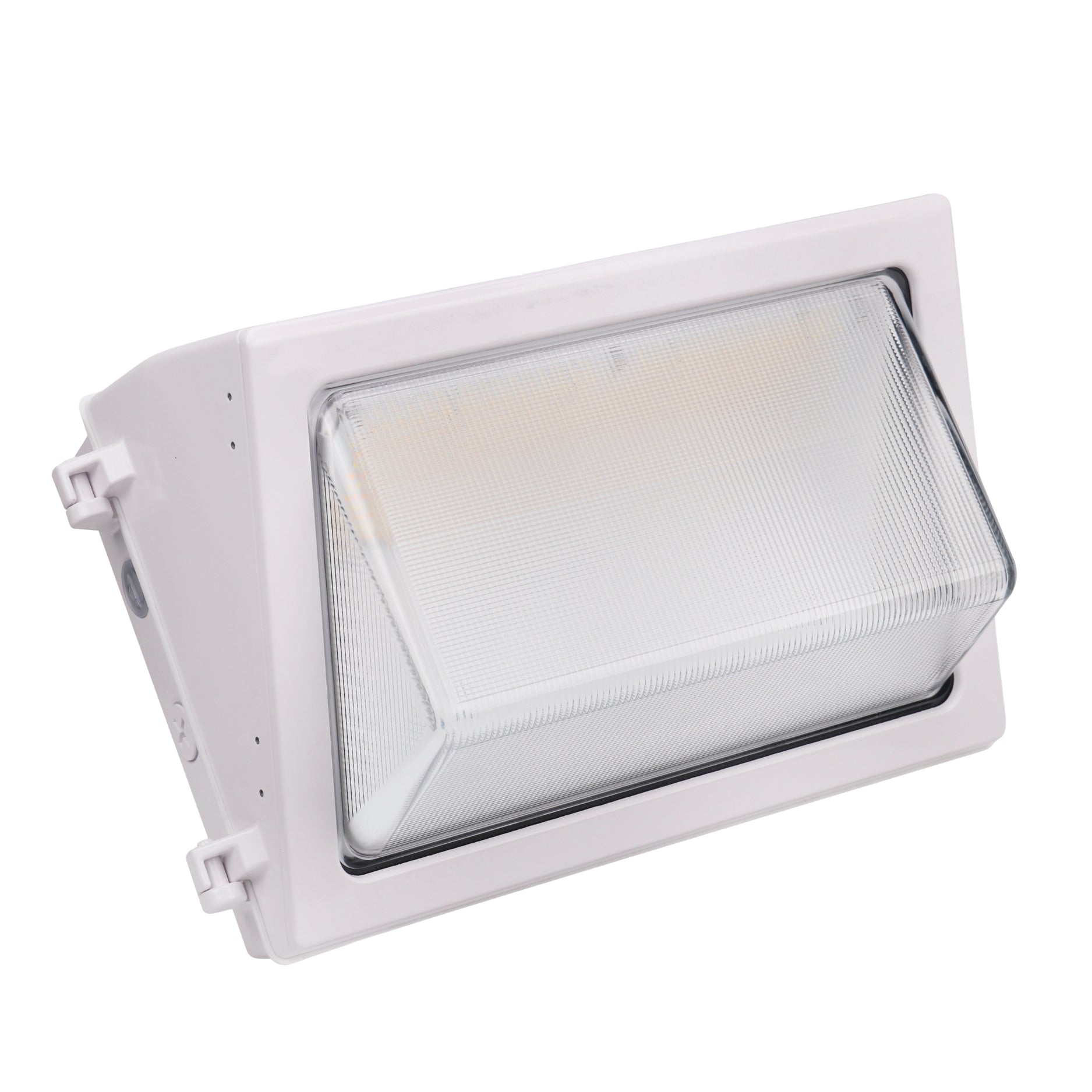 LED Wall Pack Light - Wattage Tunable (120W/100W/80W) - Selectable CCT - 152LM/W - Photocell Included - SWP5 - White - Glass Lens - Forward Throw - DLC 5.1 Listed