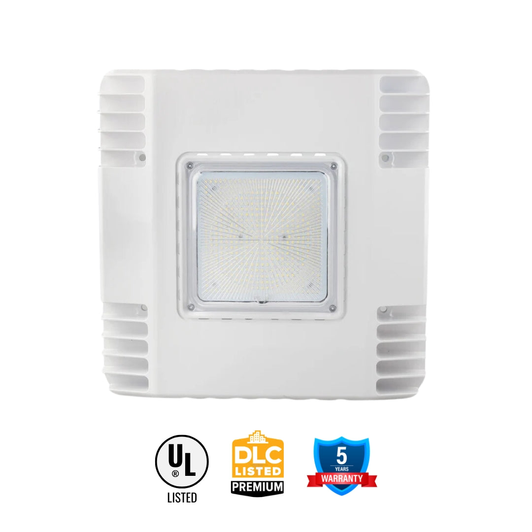 LED Canopy Light - 150W - Gas Station Canopy - 5700K - 20360 lumens - 5 Year Warranty (UL + DLC 5.1 Premium)