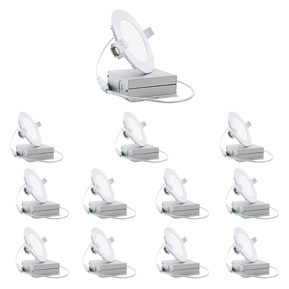 LED Downlight driver remote - 4inch - 9.5W - 600lm - CRI80 - 12 Pack - Dimmable - ETL
