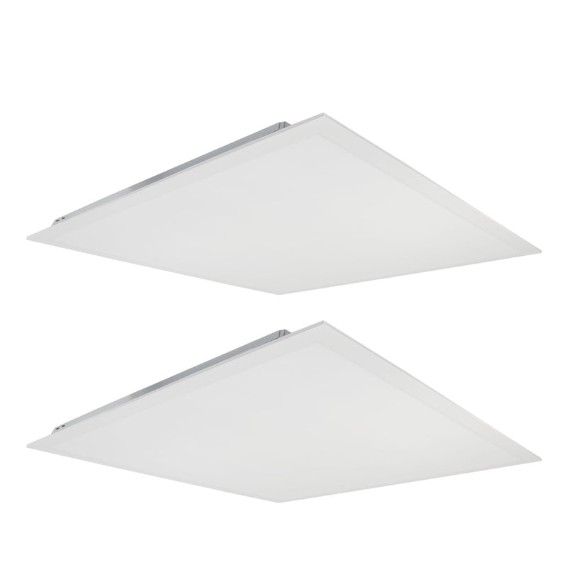 2' x 2' LED Panel Light - 2 Pack - Wattage Tunable (20W/30W/40W) and CCT Selectable (3500/4000/5000K)- Dimmable - (ETL+ DLC 5.1) v2