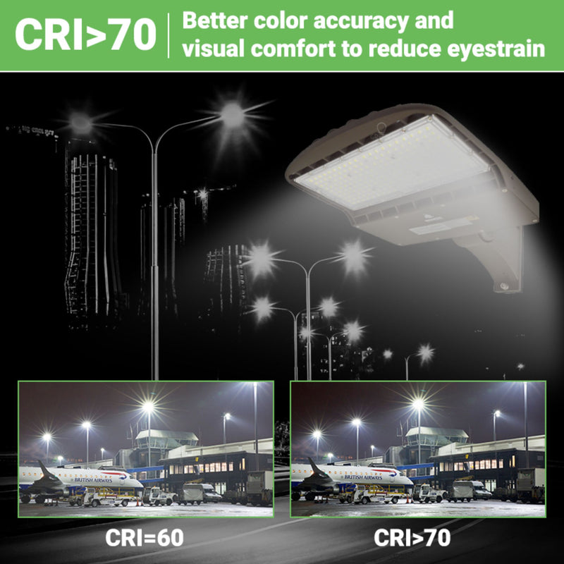 LED Street Light - 100W - 14,000 Lumens - Shorting Cap - Direct Mount - AL2 Series - UL+DLC