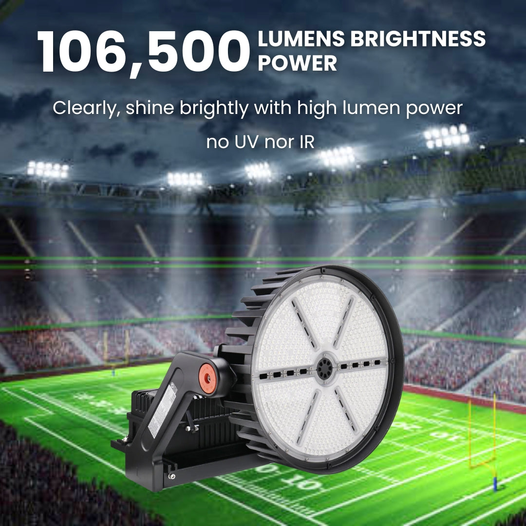 750W High Mast Stadium & Arena Light - (Wattage Tunable) - 106500 LM - Sport Light - (UL+DLC 5.1 Premium) - 5 Year Warranty