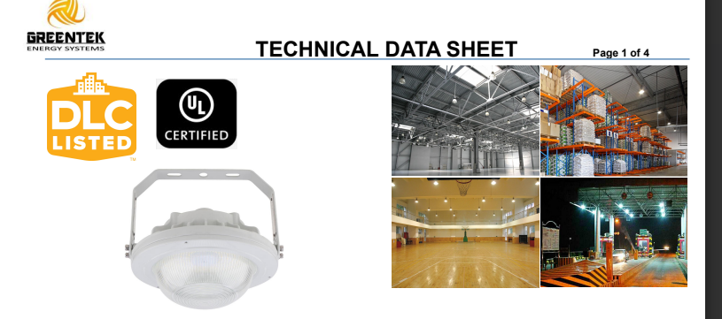 60W LED Explosion Proof Light – 5000K – AC100-277V – Clear Striped Glass Globe – Industrial Hazardous Location Fixture