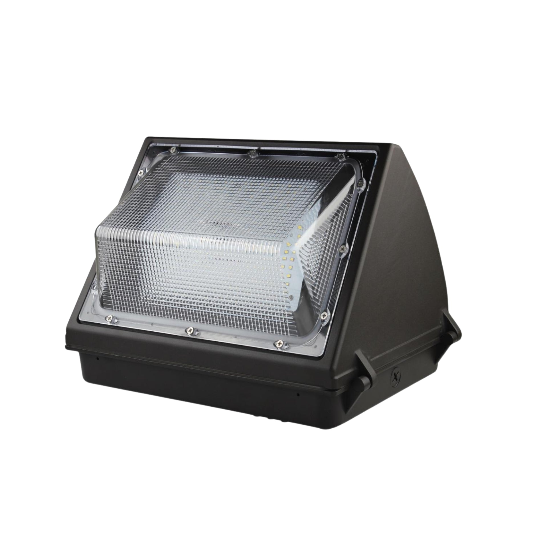 LED Wall Pack Light - 80W - 10,200 Lumens - SWP01 - Glass Lens - Forward Throw - White - UL Listed