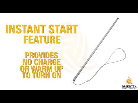 Video of 5ft LED refrigeration cooler light installed inside commercial grocery freezer display case