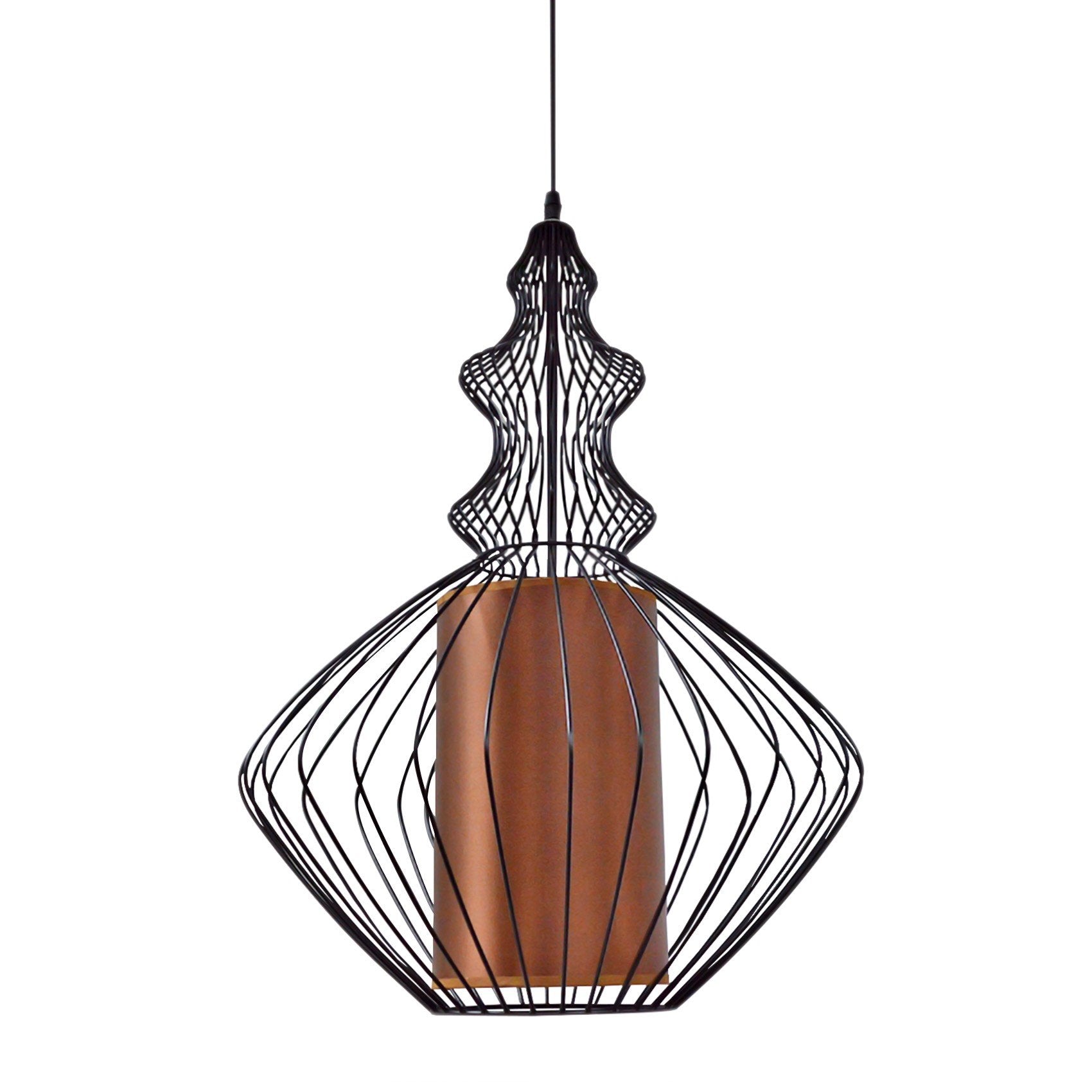 Pendant Light Wire Frame Airy With Diffuser