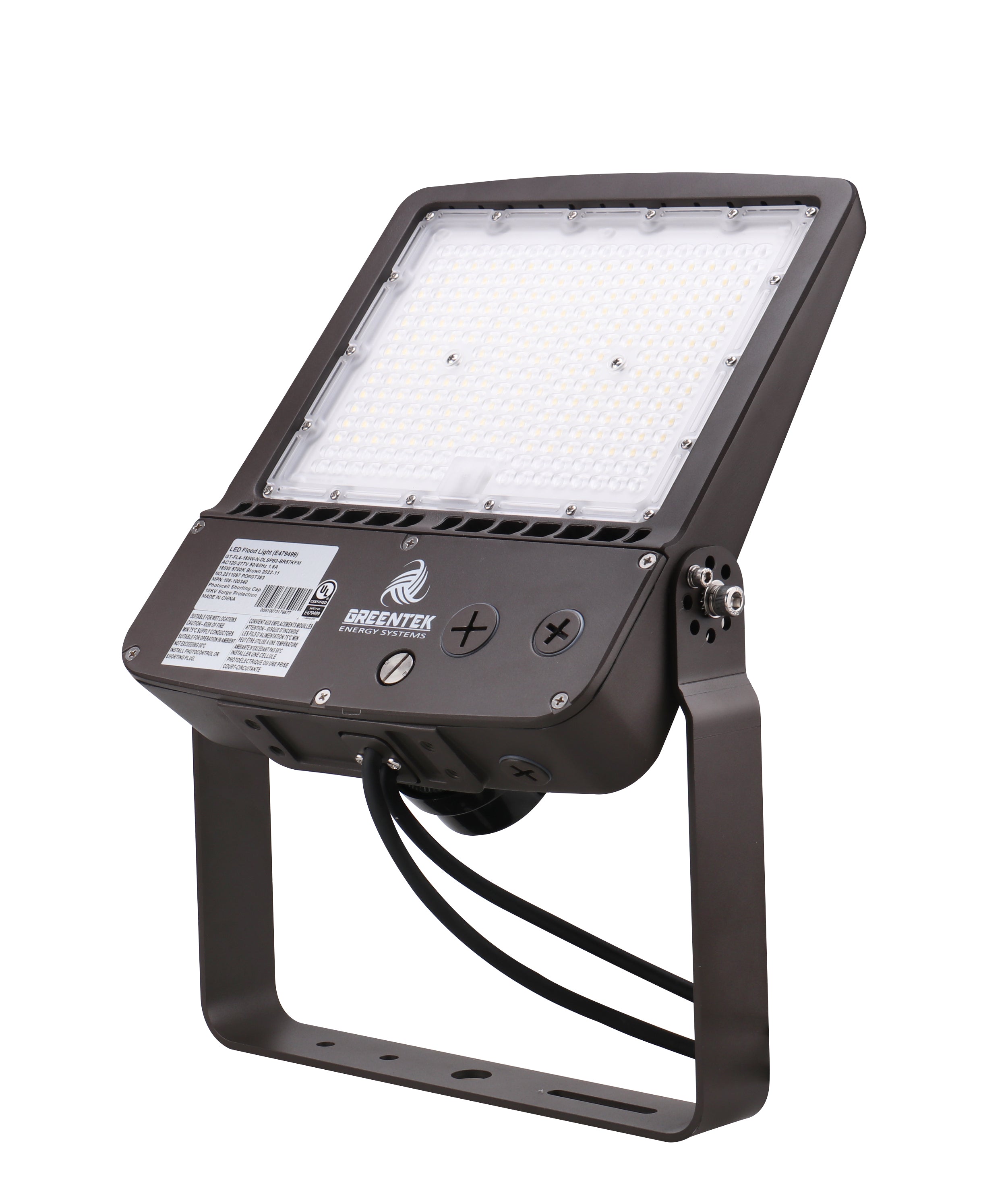 LED Flood Light - FL4 - 150W - 21000 LM - DC Photocell - Flood Mount - DLC