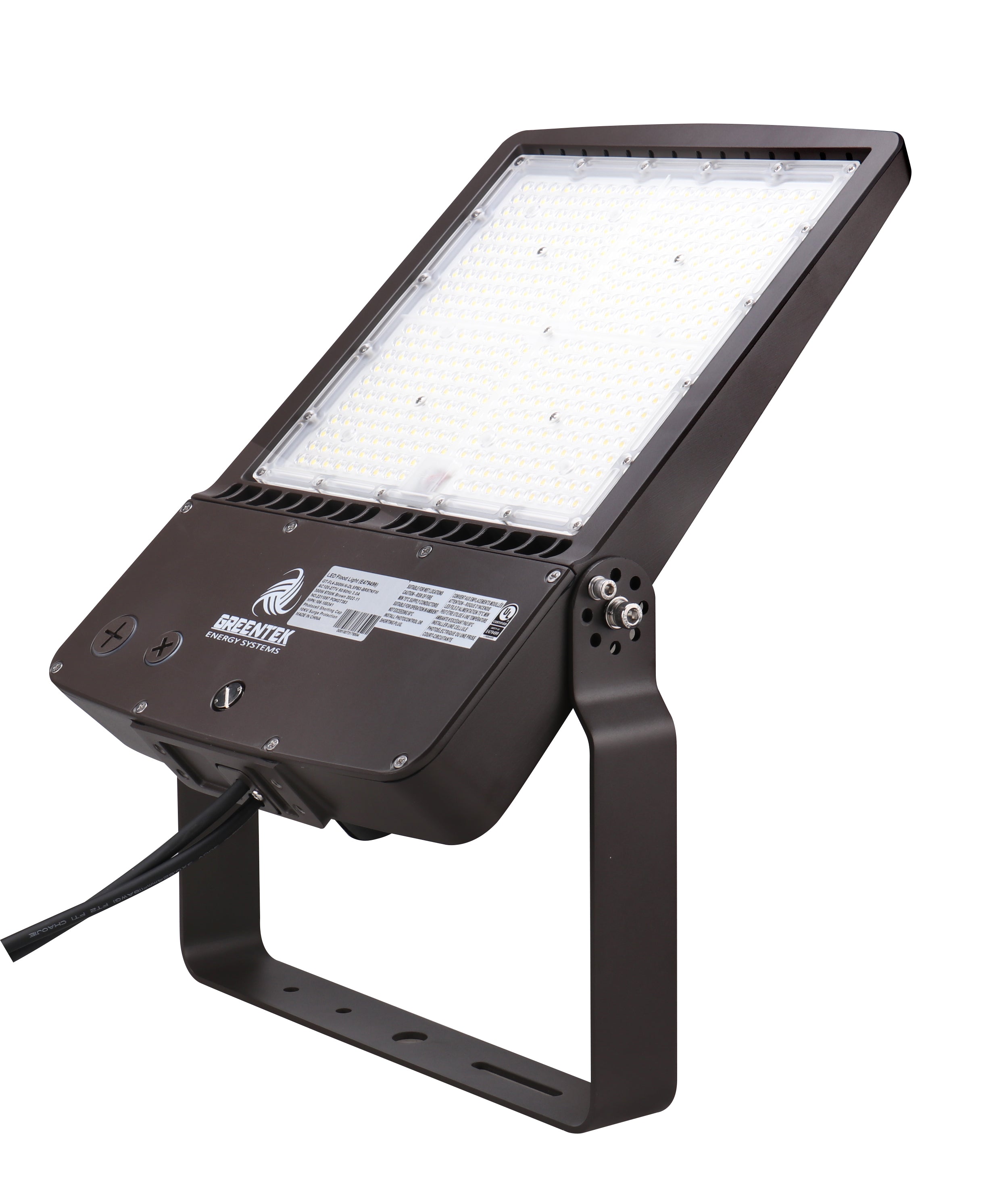 LED Flood Light - FL4 - 300W - 43500LM - Photocell Included - Flood Mount - DLC