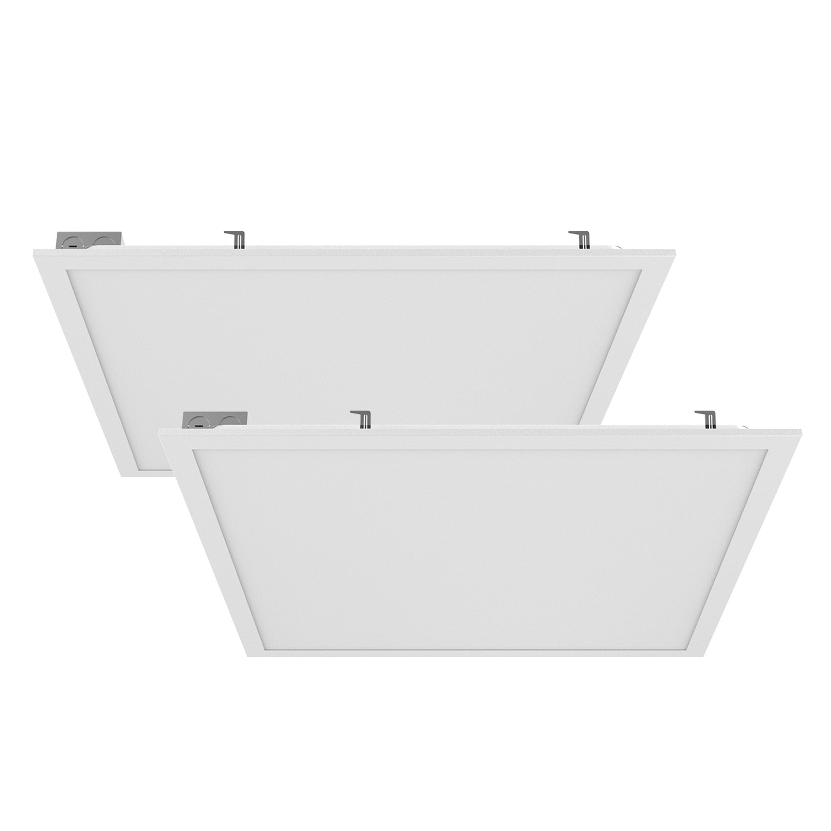 LED Panel Light - 2' x 2' - Tunable Wattages (40W/35W/30W/25W/20W) & 5 CCT - Pack of 2 - LED Backlit Panel -  131lm/w - (UL) - Dimmable