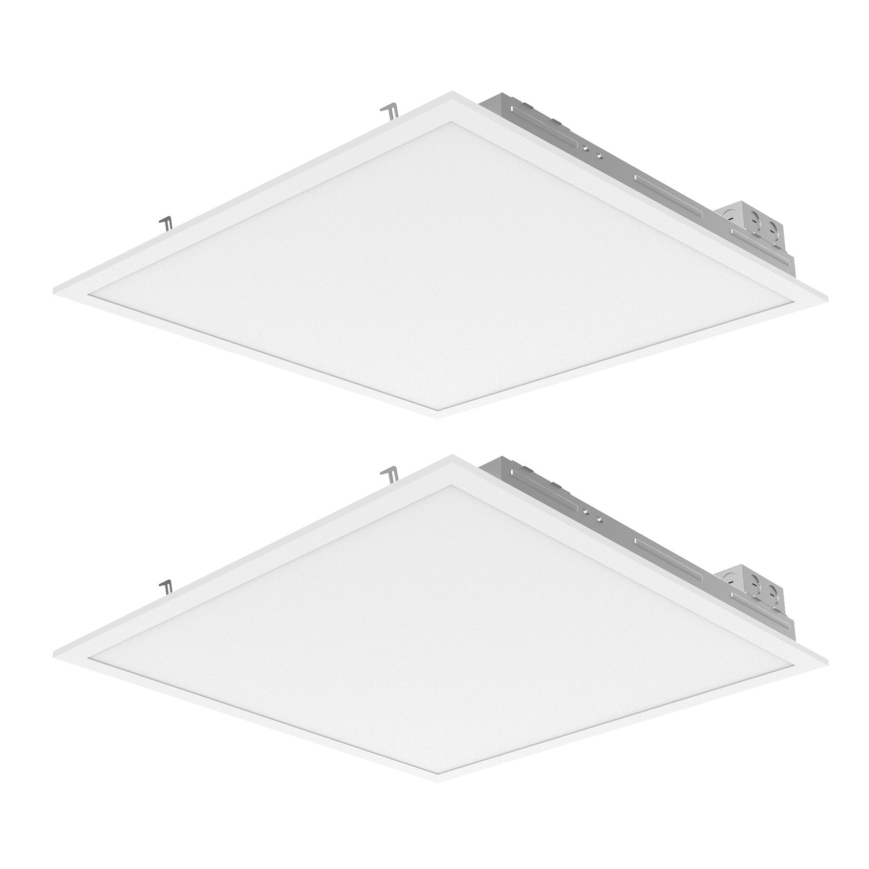 LED Panel Light - 2' x 2' - 40W - Pack of 2 - LED Backlit Panel - 110lm/w - (UL) - Dimmable