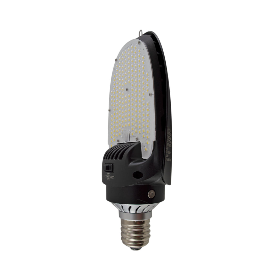 115W LED Corn Bulb - Wattage Adjustable (115W/95W/75W) - E39 - 180 Degree - (UL+DLC) - 5 Year Warranty