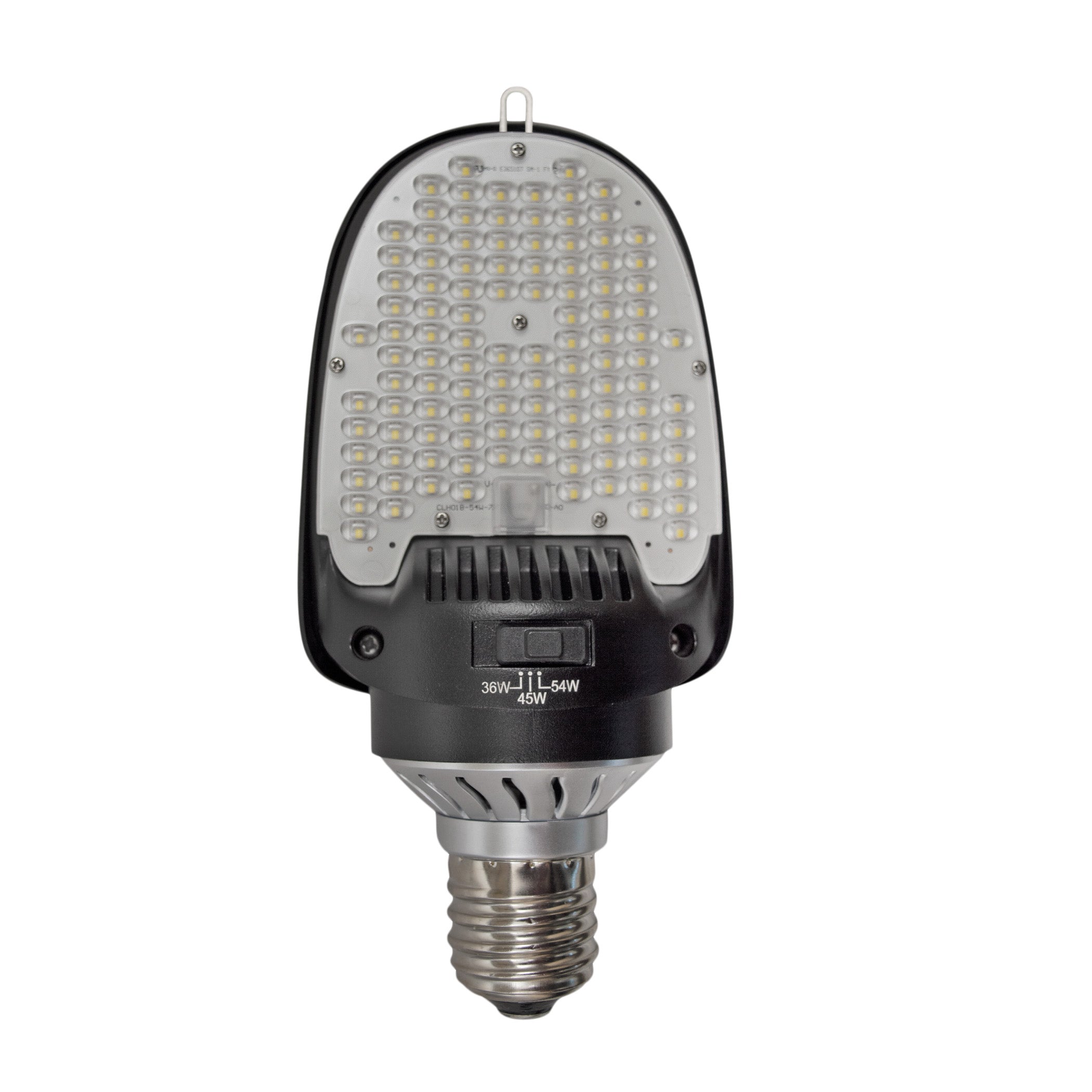 54W LED Corn Bulb - Wattage Tunable (54W/45W/36W) - E39 - 180 Degree - (UL+DLC) - 5 Year Warranty