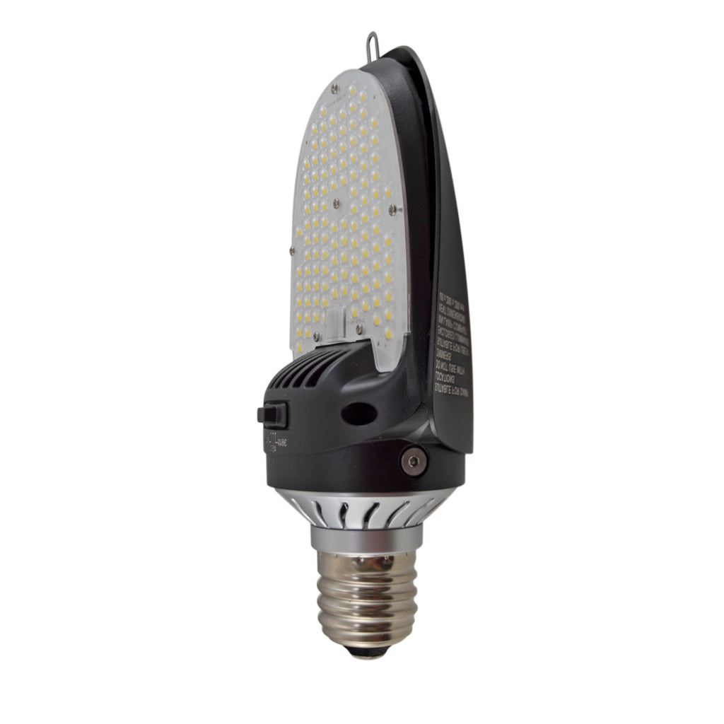 54W LED Corn Bulb - Wattage Adjustable (54W/45W/36W) - E39 - 180 Degree - (UL+DLC) - 5 Year Warranty