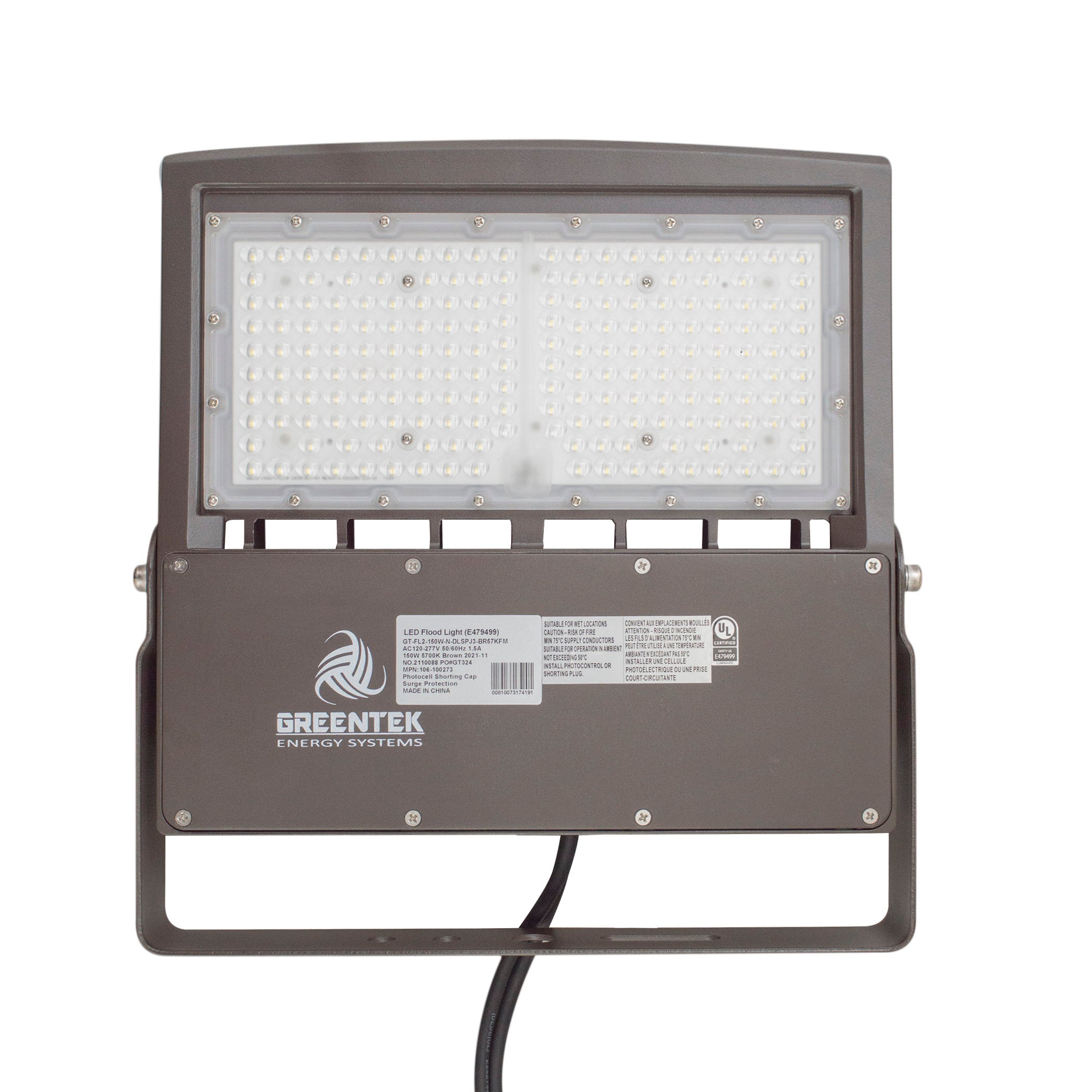 150W LED Flood Light - Flood Mount - FL2 - 6kV Surge - UL DLC Listed
