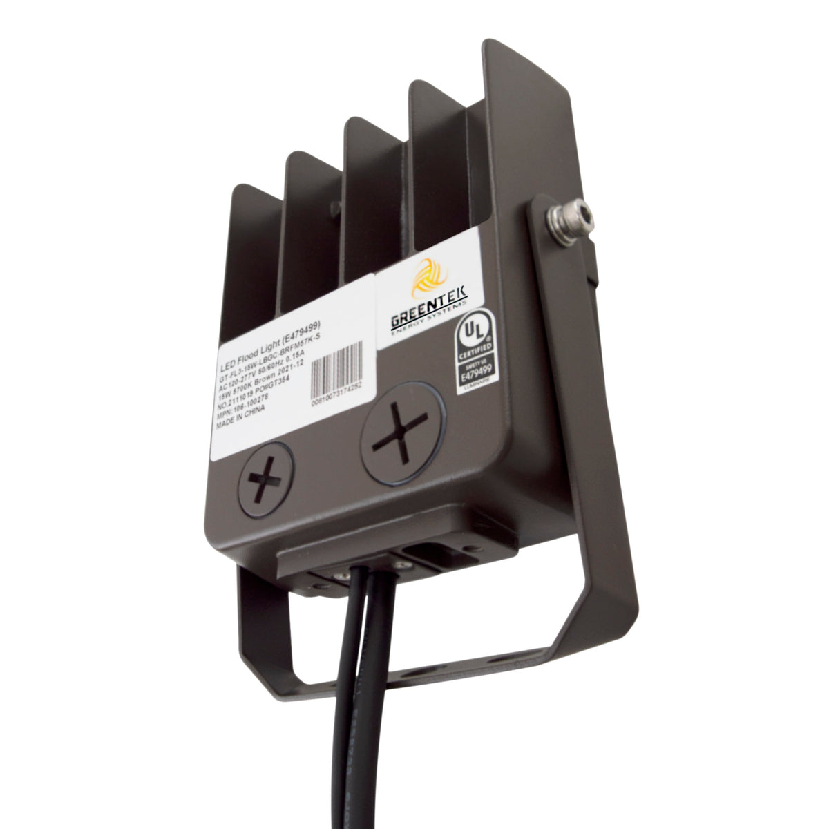 LED Flood Light - FL3 - 15W - 1968lm - Flood Mount - (UL+DLC 5.1 Premium)