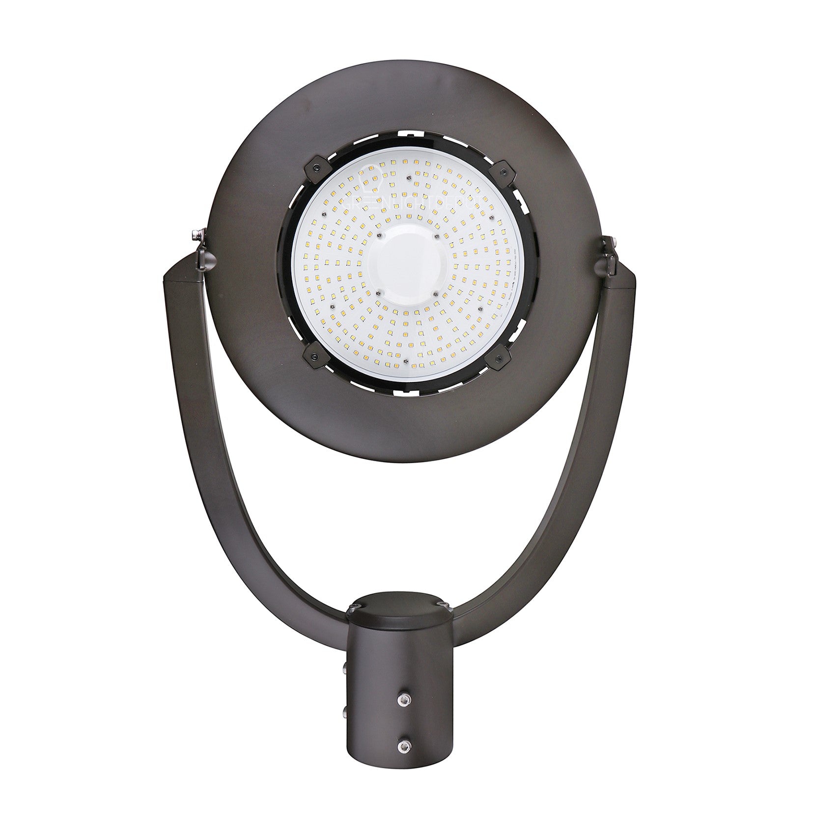 LED Post Top Lamp – 55W – Outdoor LED Post Top Light – Selectable 3000K/4000K/5000K – Bronze – UL & DLC 5.1 Premium