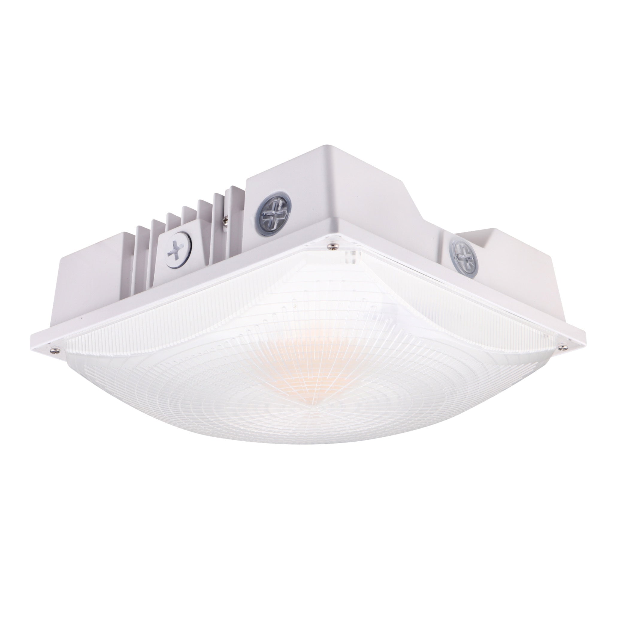 LED Canopy Light - 75W - Outdoor Parking Garage Light -  PGD - White - (UL+DLC 5.1)