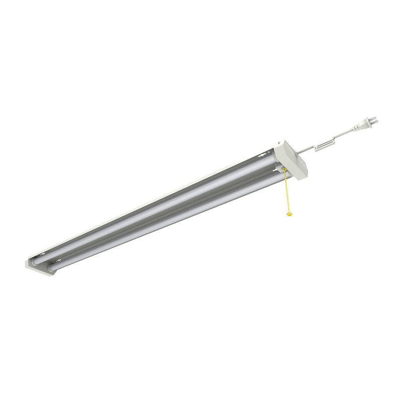 4ft LED Shop Light 36W Linkable Pull Chain UL Green