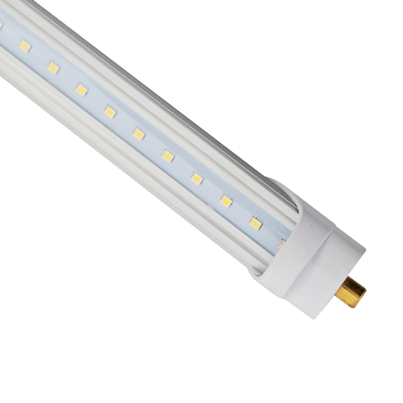 8ft 40W LED Linear Tube Light - FA8 Socket Ballast Bypass – Clear – 10 or 20 Pack –V2 ( ETL)