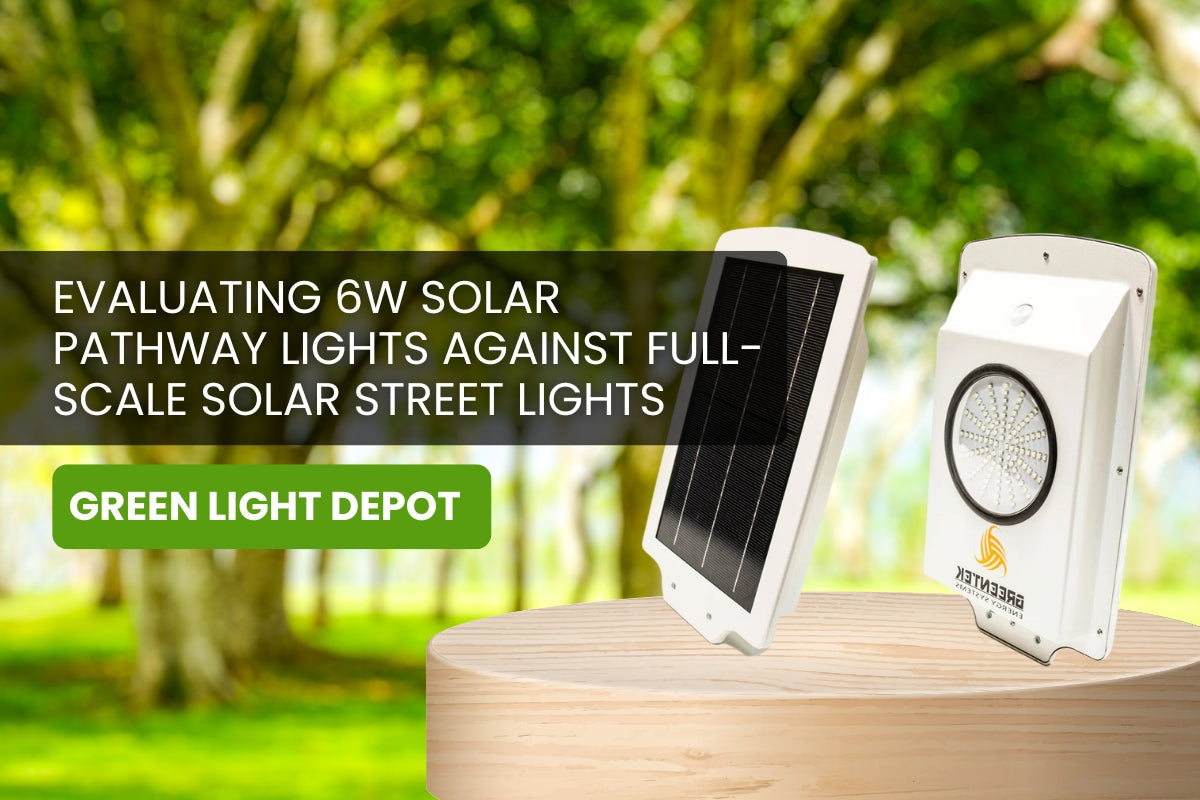 Efficiency and Design: Evaluating 6W Solar Pathway Lights Against Full-Scale Solar Street Lights