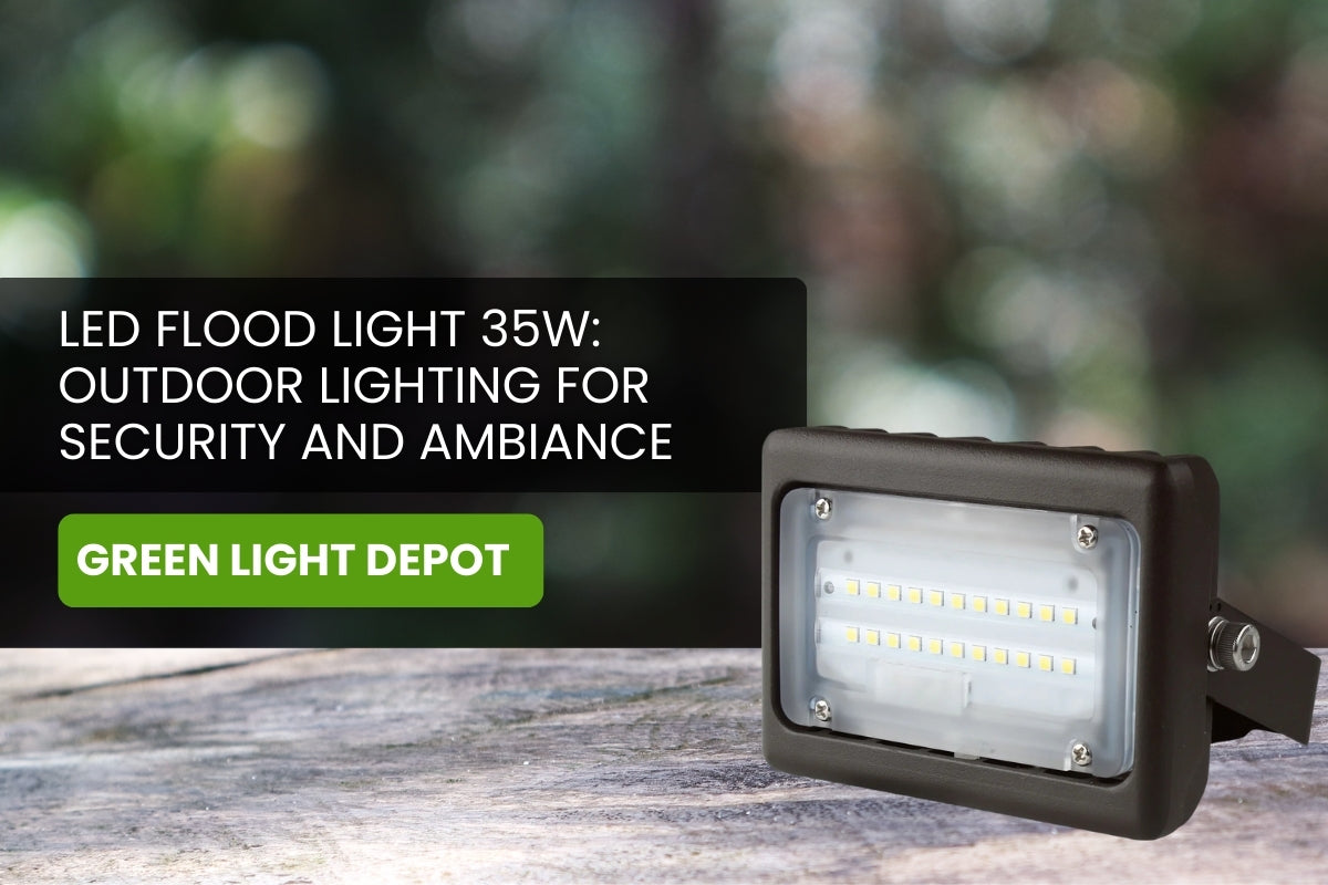 LED Flood Light 35W: Affordable Outdoor Lighting for Security and Ambiance