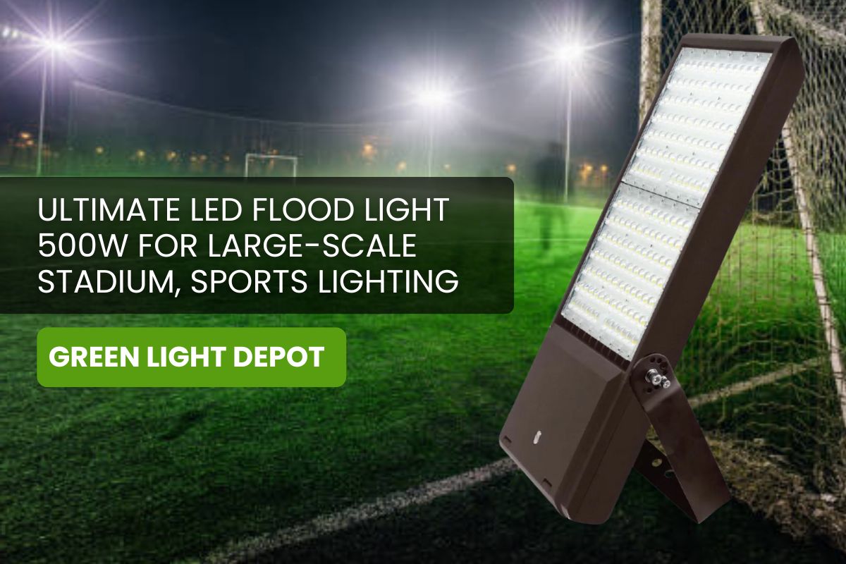 Ultimate LED Flood Light 500W for Large-Scale Stadium, Sports, and Event Lighting