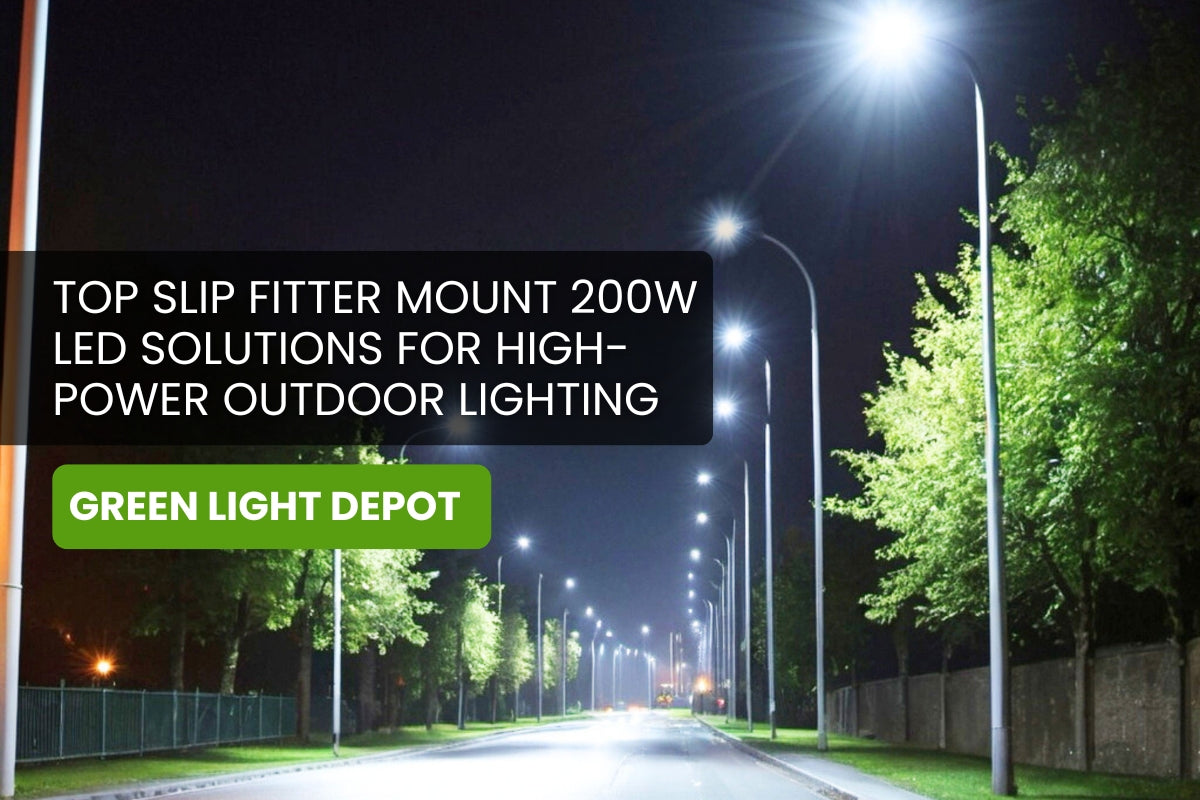 Top Slip Fitter Mount 200W LED Solutions for High-Power Outdoor Lighting