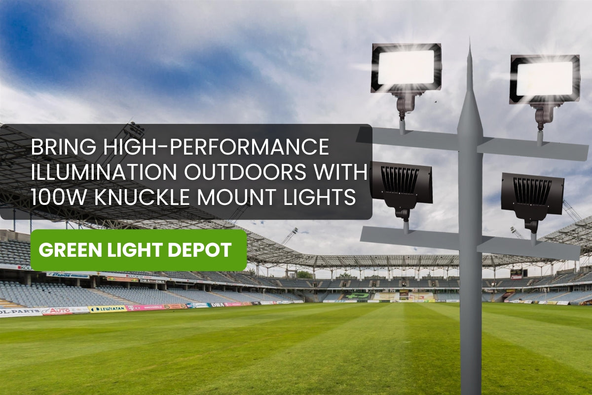 Bring High-Performance Illumination to Your Outdoors with 100W Knuckle Mount Lights