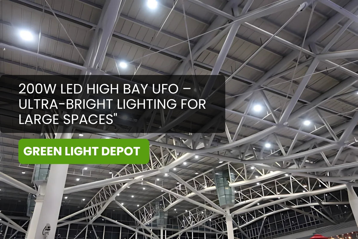 Maximize Brightness with 200W LED High Bay UFO: Superior Lighting for Large Commercial Spaces