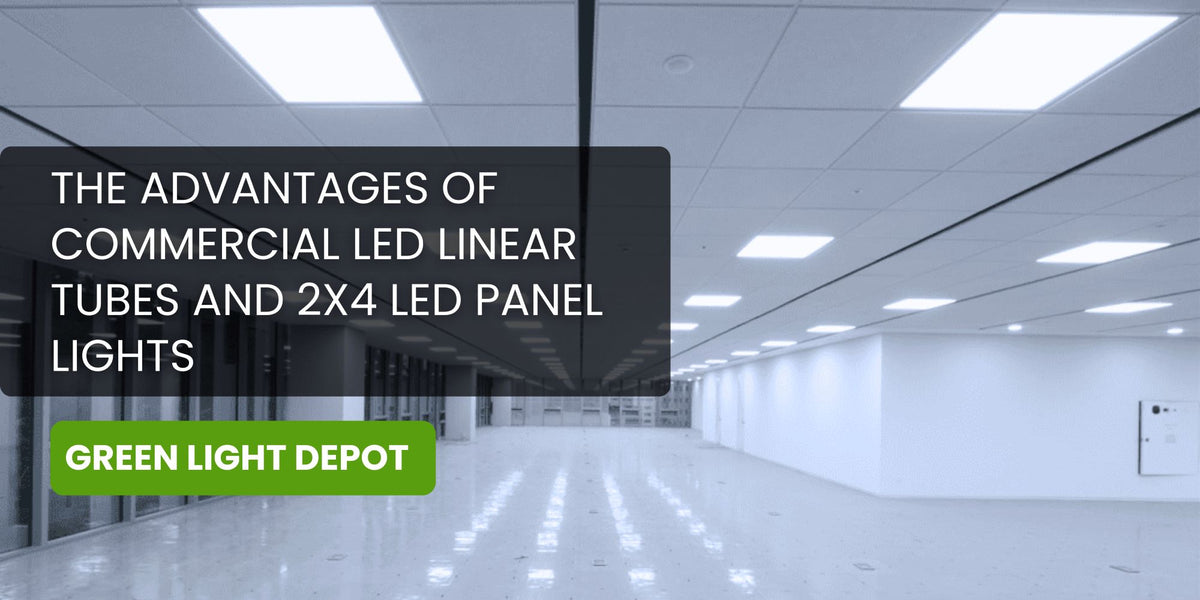 Commercial LED Linear Tubes | 2x4 LED Panel Lights