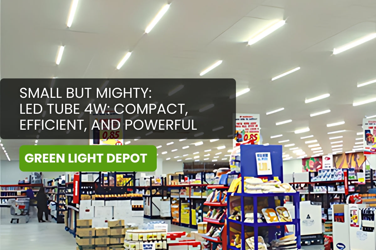 Small but Mighty: LED Tube 4W Supplier for Maximum Efficiency and Minimal Power Usage