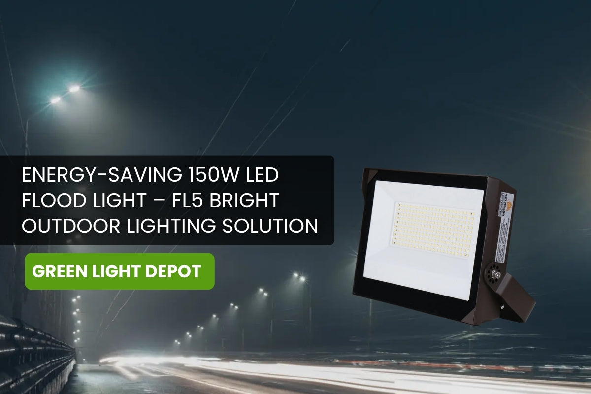 Energy-Saving 150W LED Flood Light – FL5 Bright Outdoor Lighting Solution