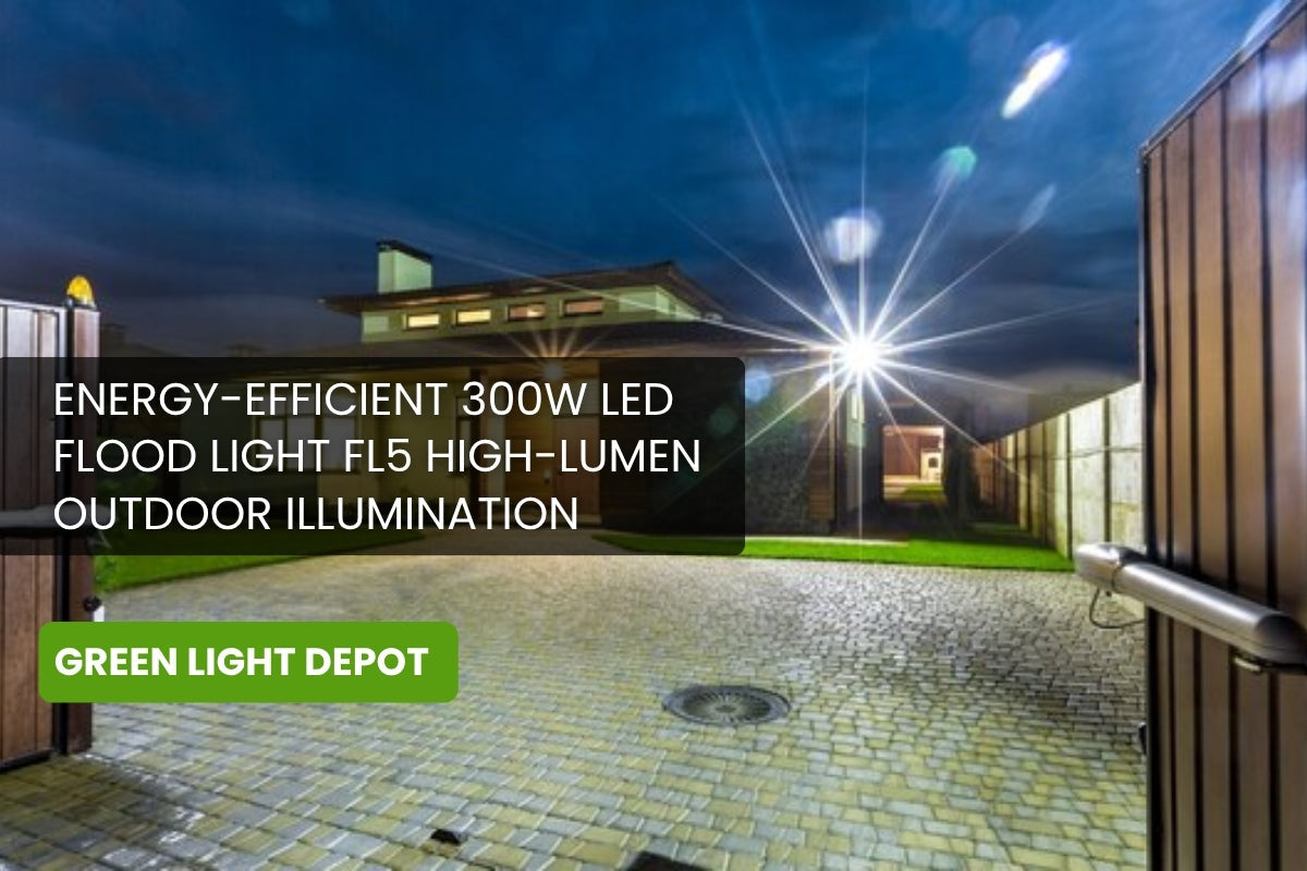 Energy-Efficient 300W LED Flood Light – FL5 High-Lumen Outdoor Illumination